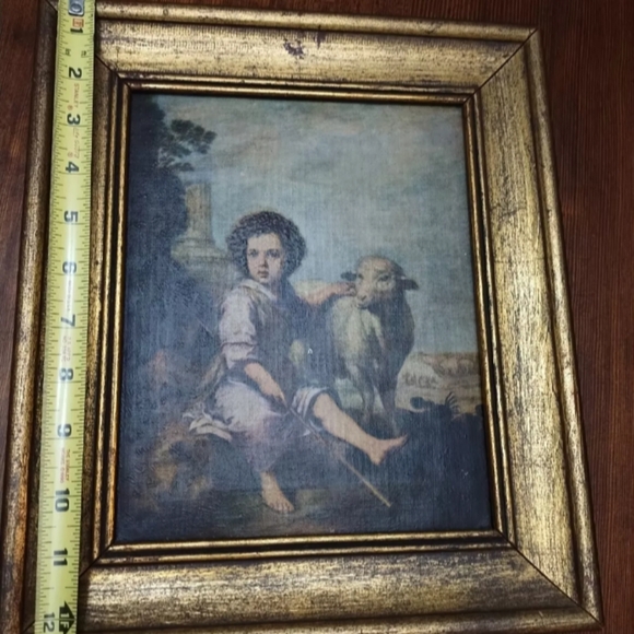 The Good Shepherd Vintage Canvas Framed Reprint - Picture 8 of 13